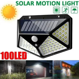 100 LED 4 Surface Solar Light Solar Induction, Body Induction Light