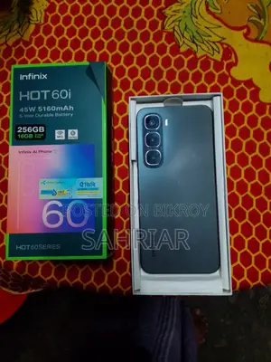 Infinix Hot 60i 256 GB Black