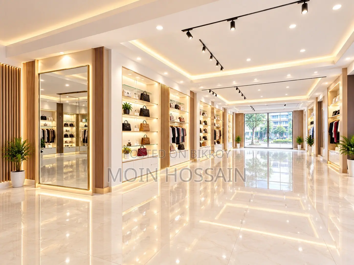 3500 square feet commercial space available for rent beside 40 feet road