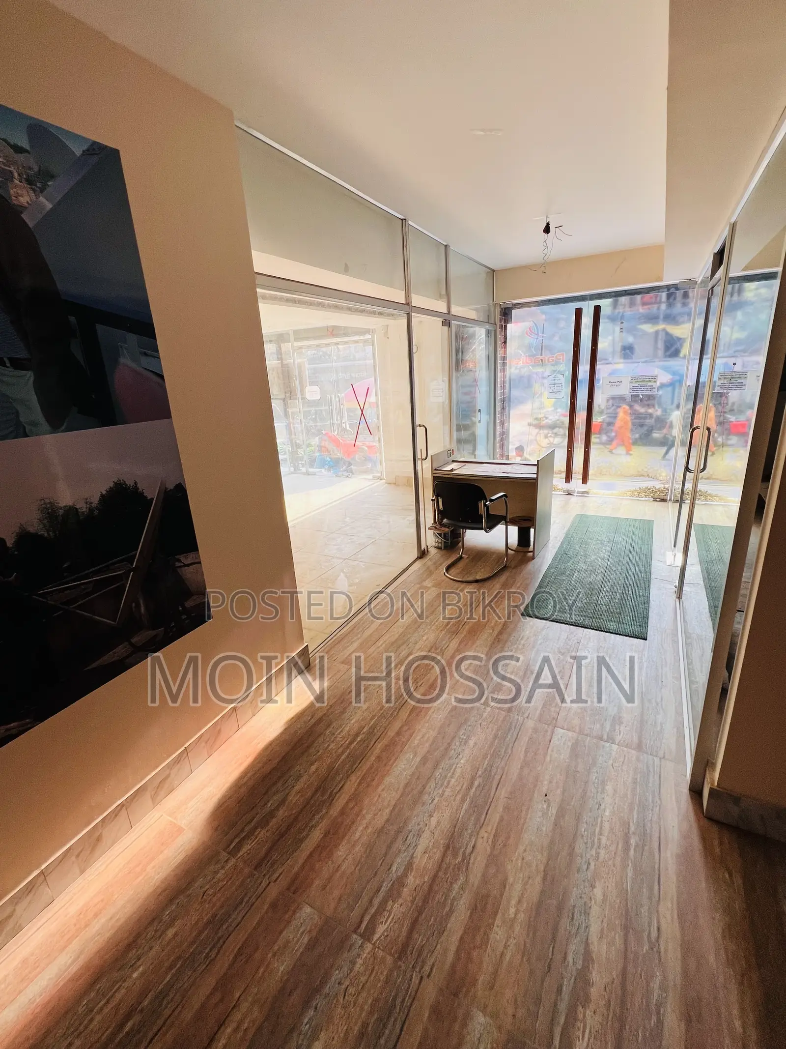3500 square feet commercial space available for rent beside 40 feet road