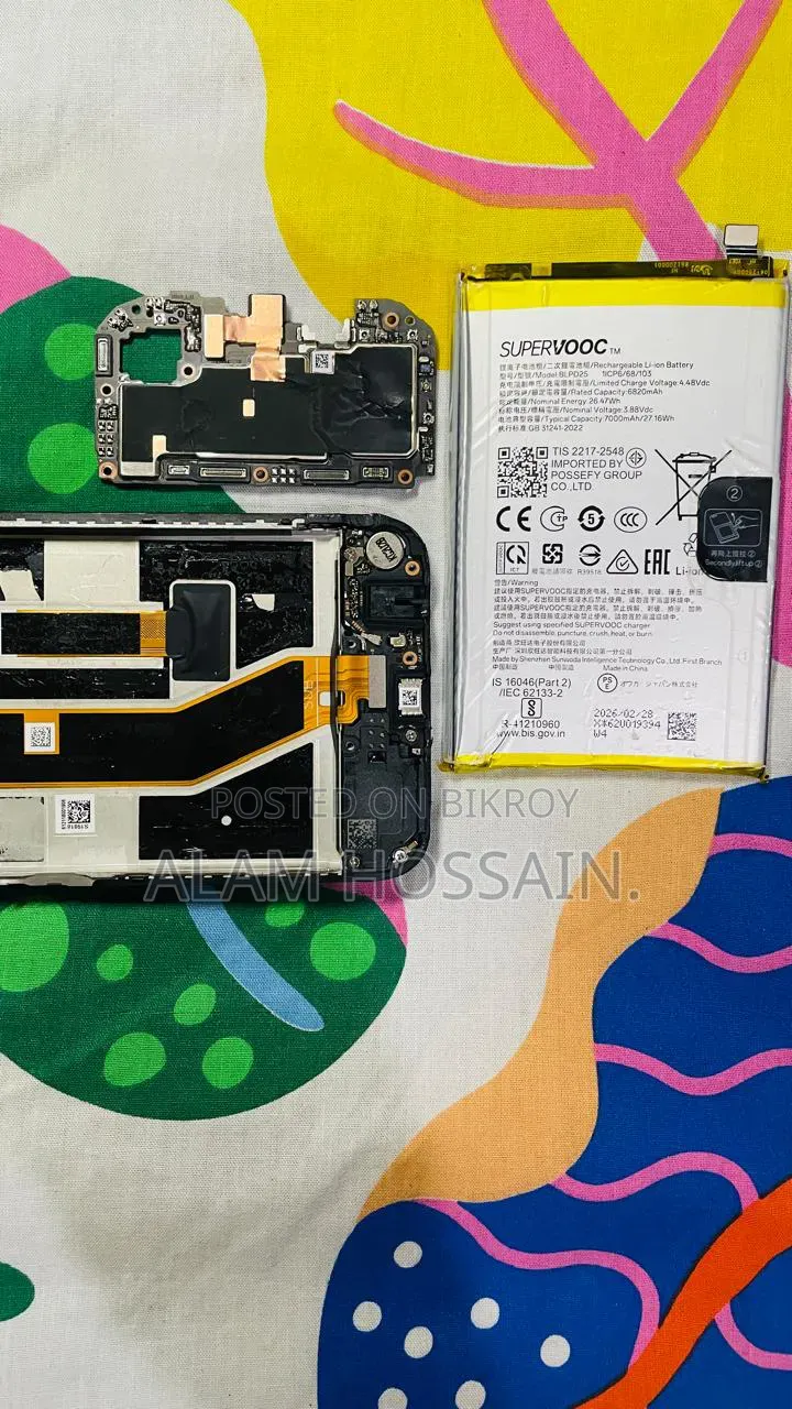 Oppo A6c 64 Mother Bord Battery