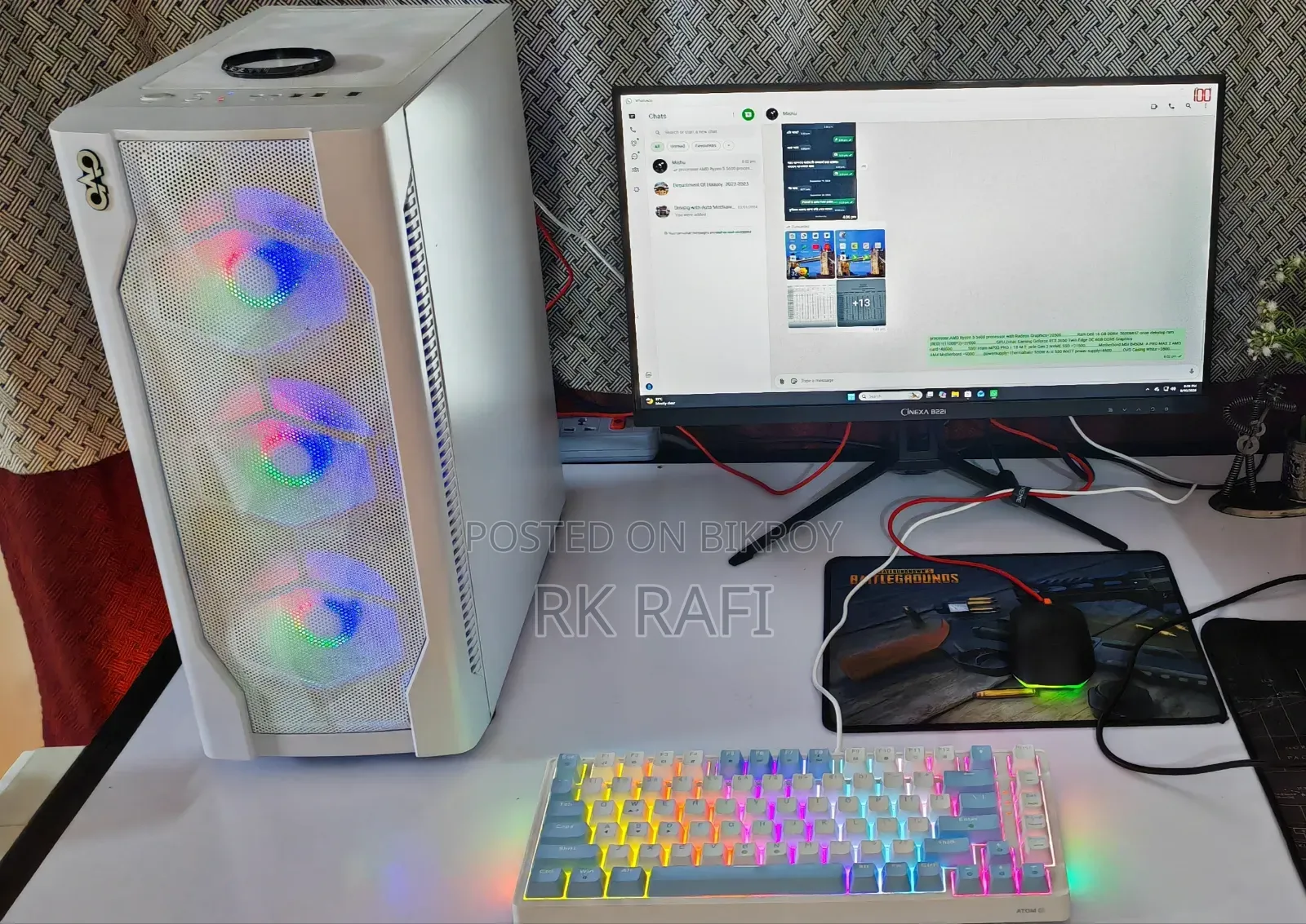 Desktop Computer MSI model 32GB Intel Core i5 SSHD+SSD 1T
