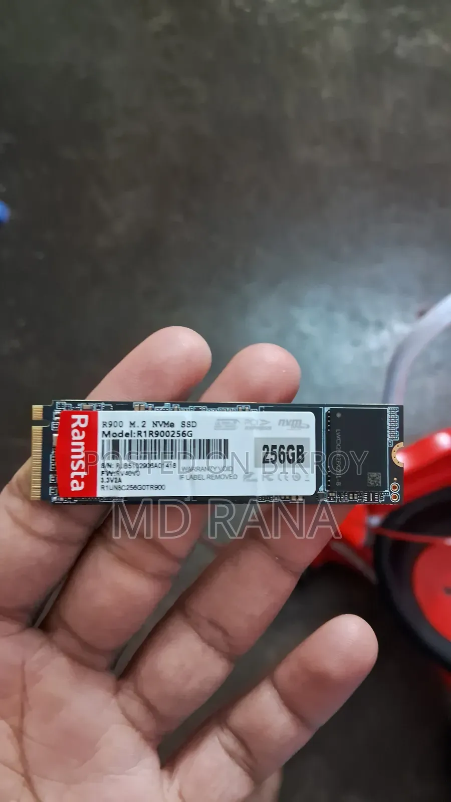 Ramsta R900 256GB PCIe Gen3x4 M.2 NVMe Solid State Drive