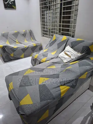 Sofa Set Made With Fabrics