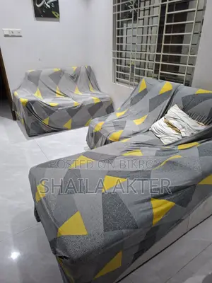 Sofa Set Made With Fabrics