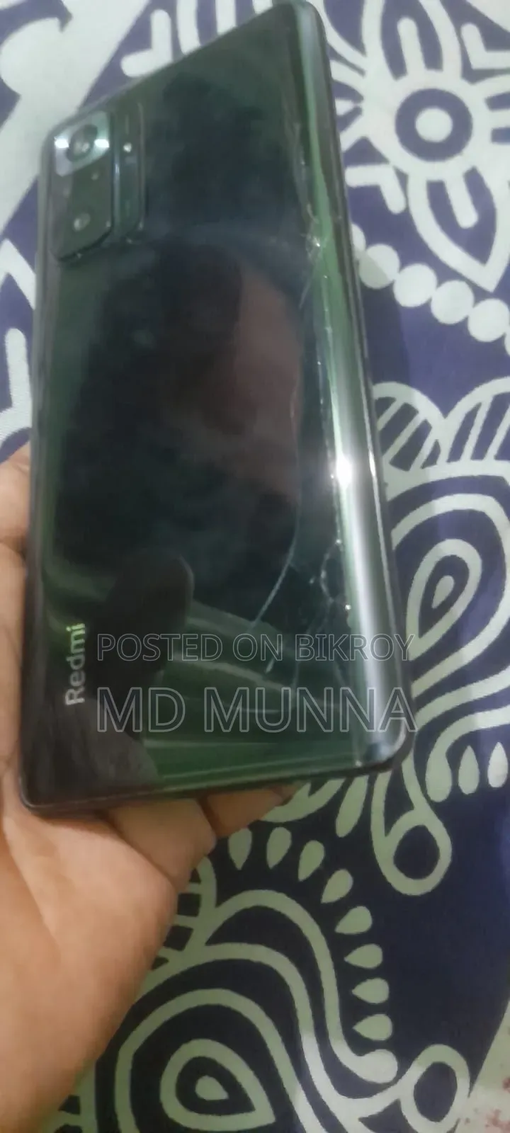 শাওমি রেডমি নোট ১০ প্রো ম্যাক্স ১২৮ জিবি ব্লু
