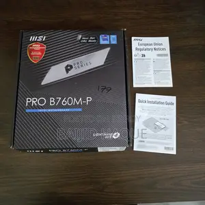 MSI Pro B760M-P DDR5 13th Gen & 12th Gen mATX Intel Motherboard
