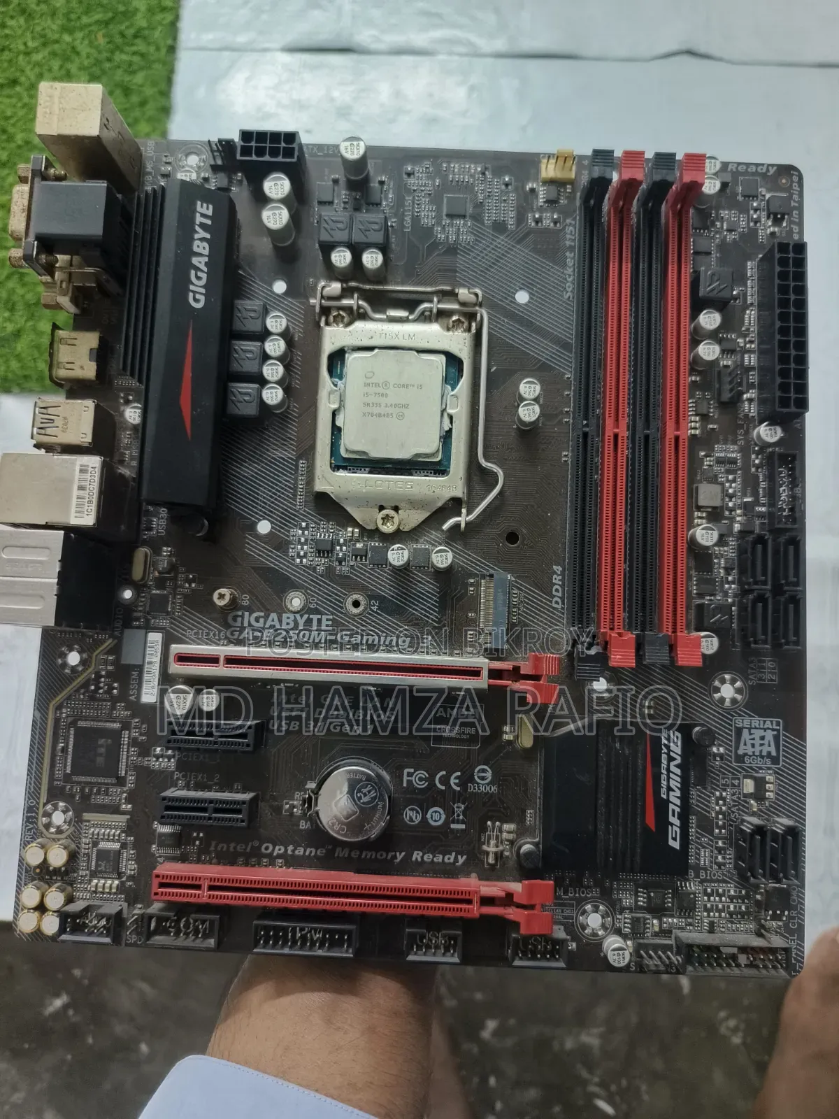 Intel Core I5-7500 + Gigabyte B250M Gaming 3 + Thermaltake Cooler