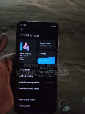 Xiaomi Redmi Note 9 Pro 128 GB White