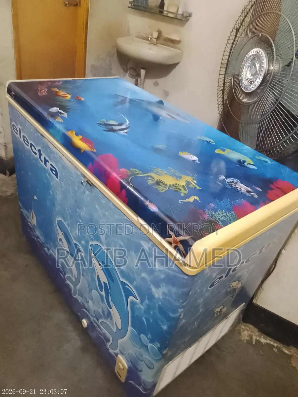 ইলেক্ট্রা ডিপ ফ্রিজ বিক্রি করা হইবে।