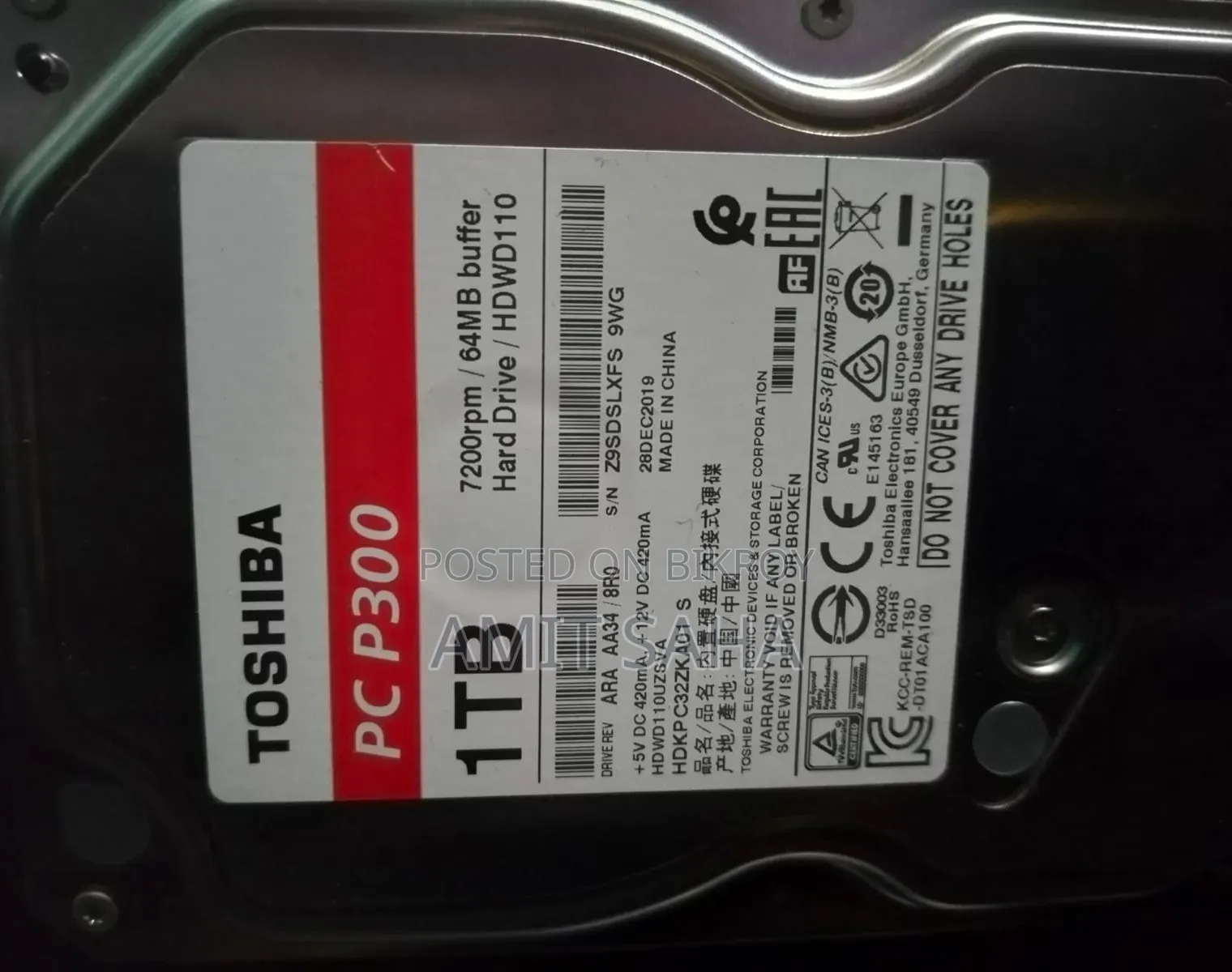 Desktop Computer 8GB AMD Ryzen 3 HDD 1T