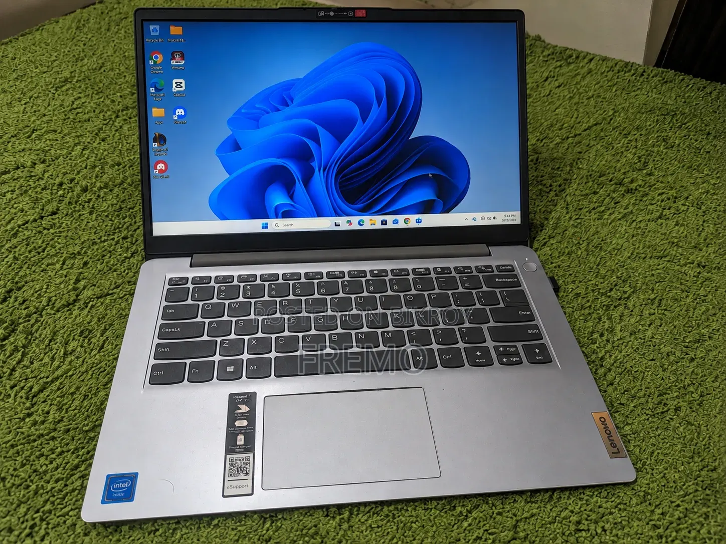 নতুন ল্যাপটপ লেেনোভো 8GB ইন্টেল সেলেরন SSD 128GB