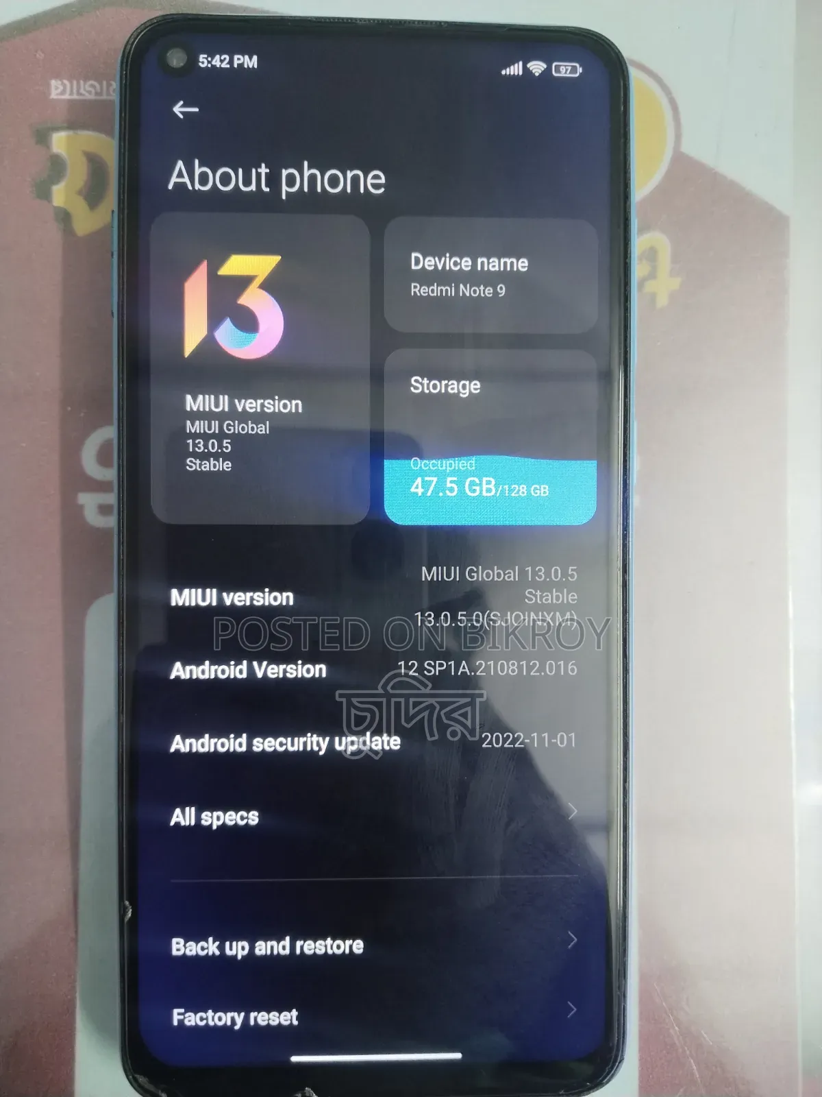 Xiaomi Redmi Note 8 128 GB Blue