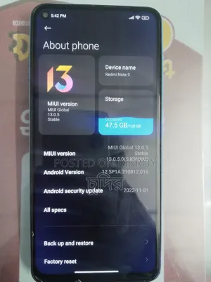 Xiaomi Redmi Note 8 128 GB Blue