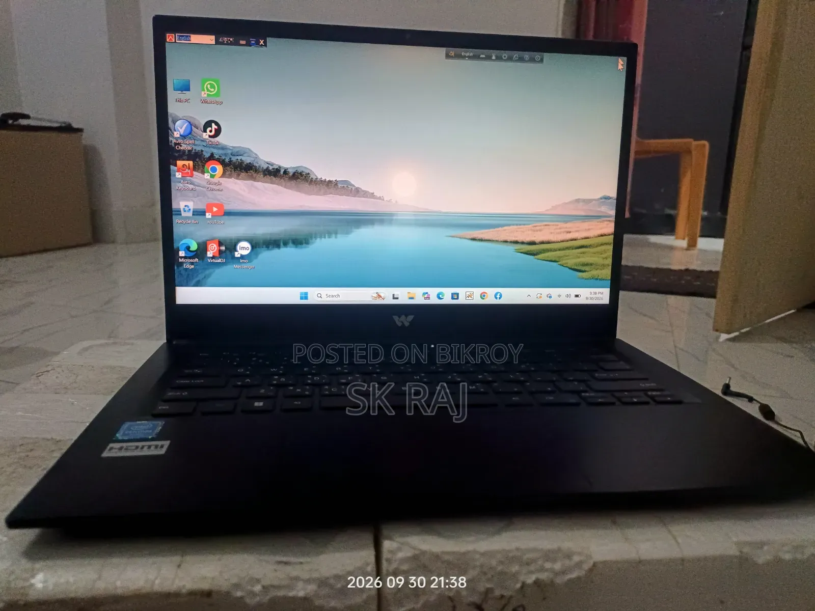 Laptop HP 15 8GB Intel Pentium SSD 256GB