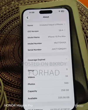Apple iPhone 15 Pro Max 256 GB Black