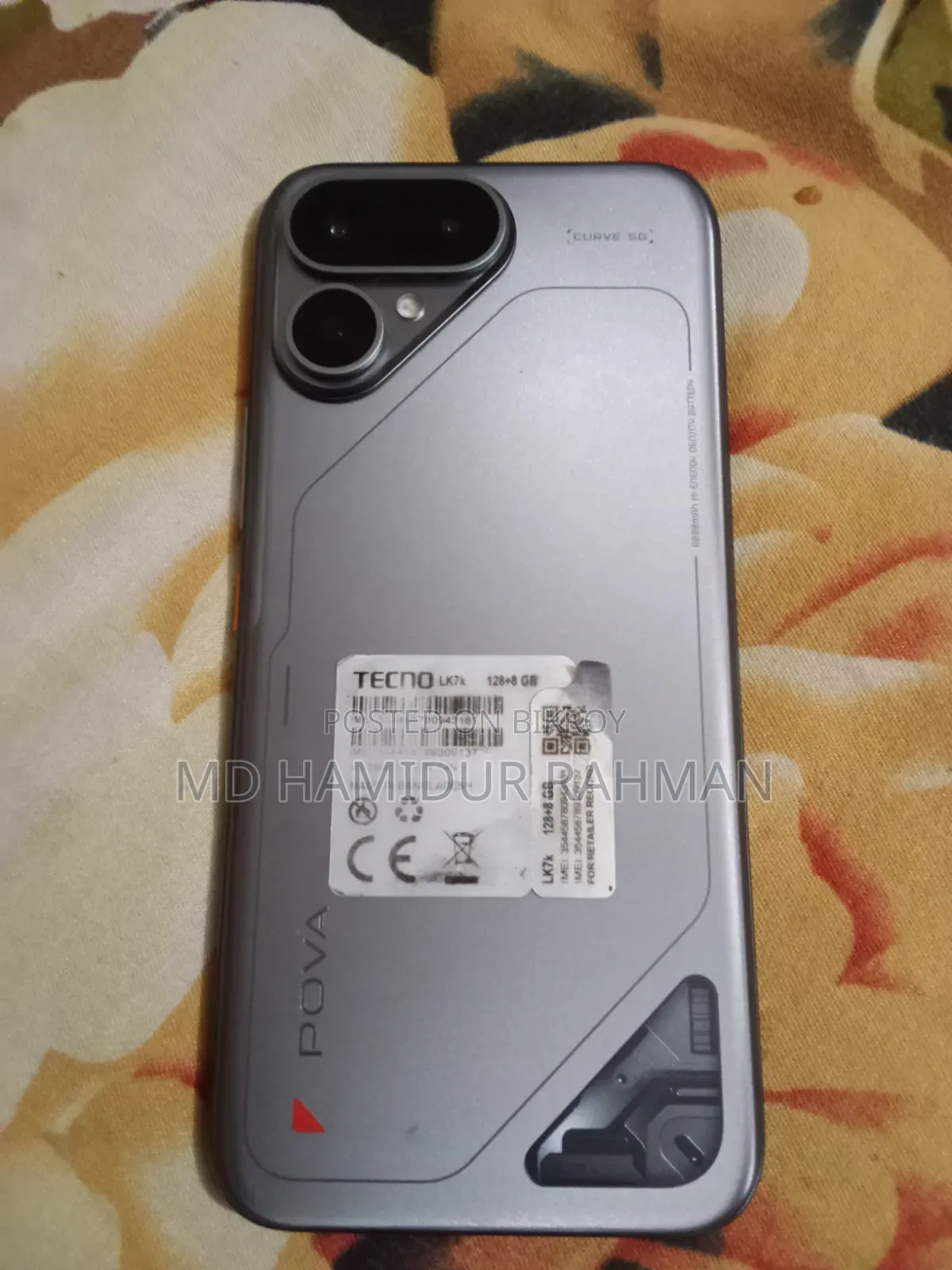 New Tecno Pova Curve 2 5G 128 GB