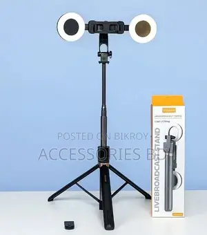 Plokama K9 Pro Double LED Selfie Stick Tripod