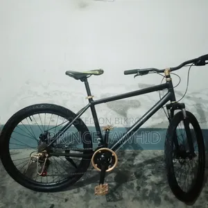 MTB Bicycle 26" Aluminium Body ( Custom Painted Matt Black and Golden)