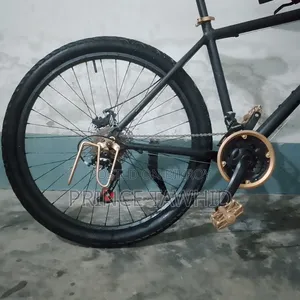 MTB Bicycle 26" Aluminium Body ( Custom Painted Matt Black and Golden)