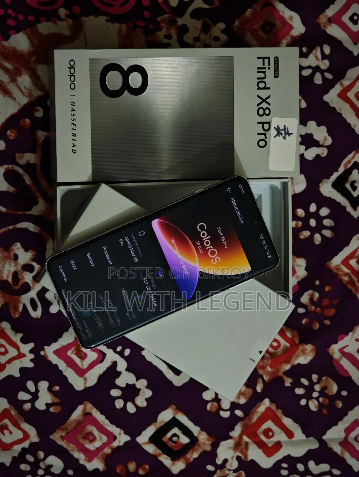 Oppo Find X8 Pro 512 GB White
