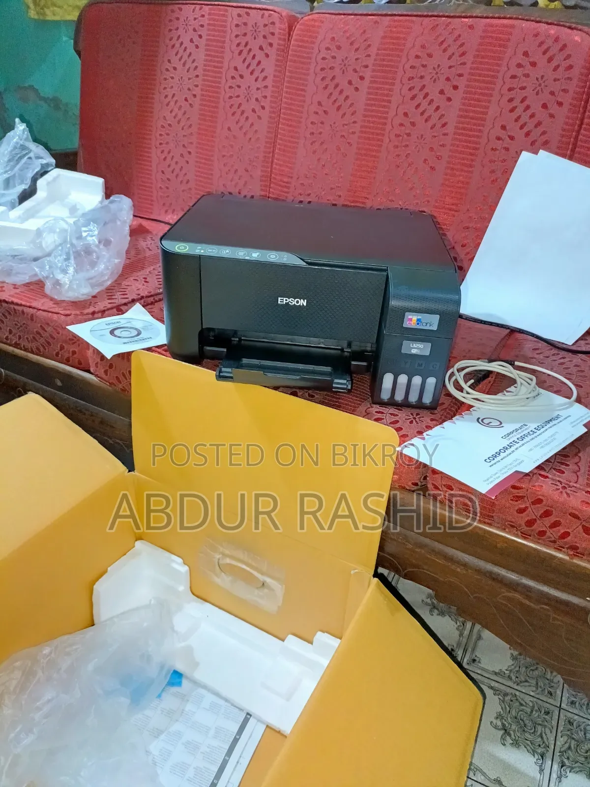 There is no problem with the printer, just like brand new.
