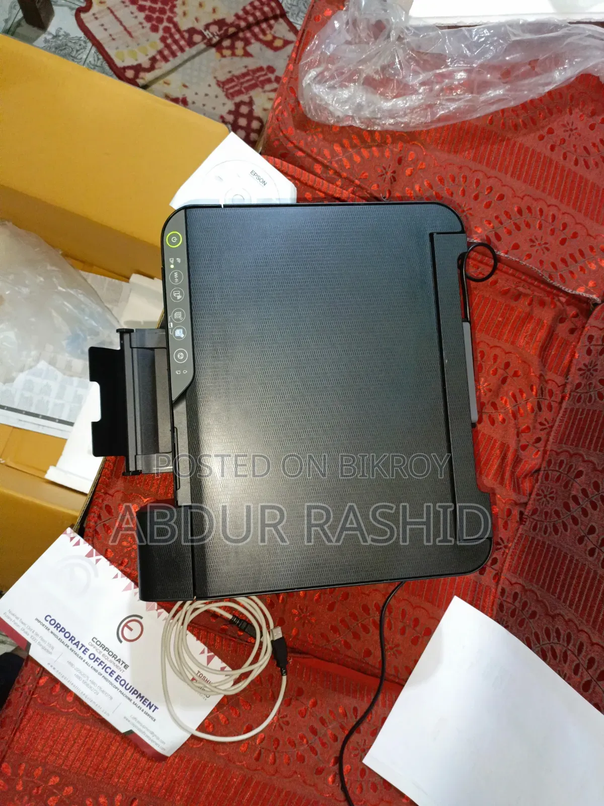 There is no problem with the printer, just like brand new.