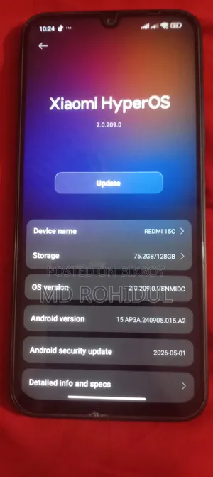 Xiaomi Redmi 15C 128 GB Black