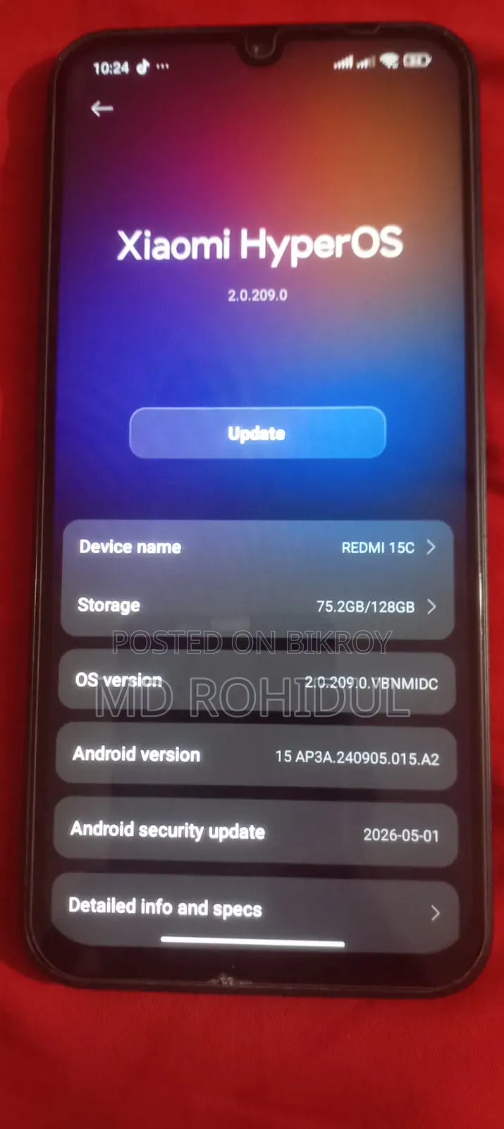 Xiaomi Redmi 15C 128 GB Black