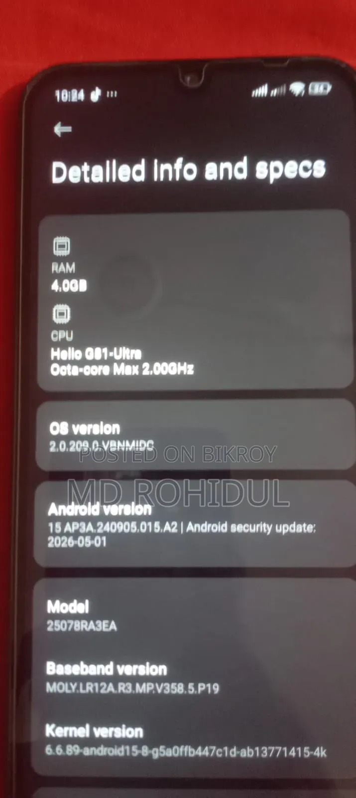 Xiaomi Redmi 15C 128 GB Black