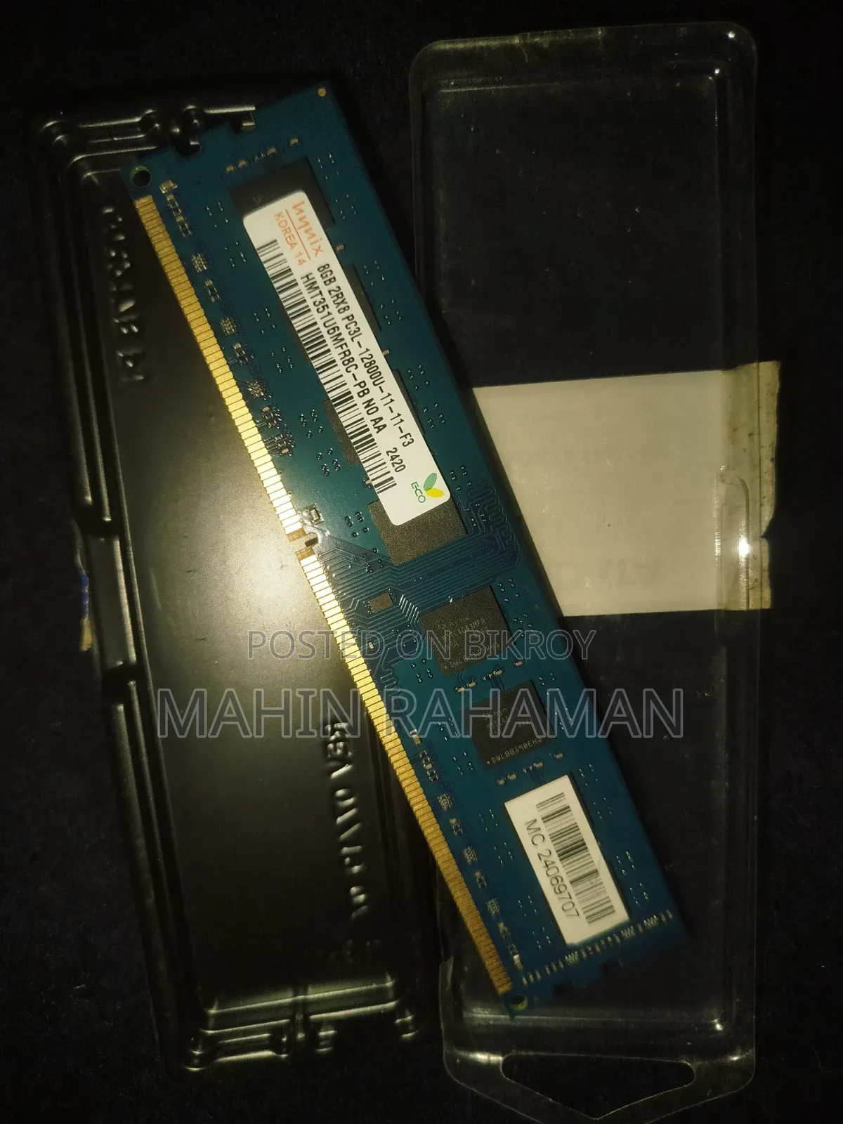 Skhynix 8 GB DDR3 1600 MHz Ram