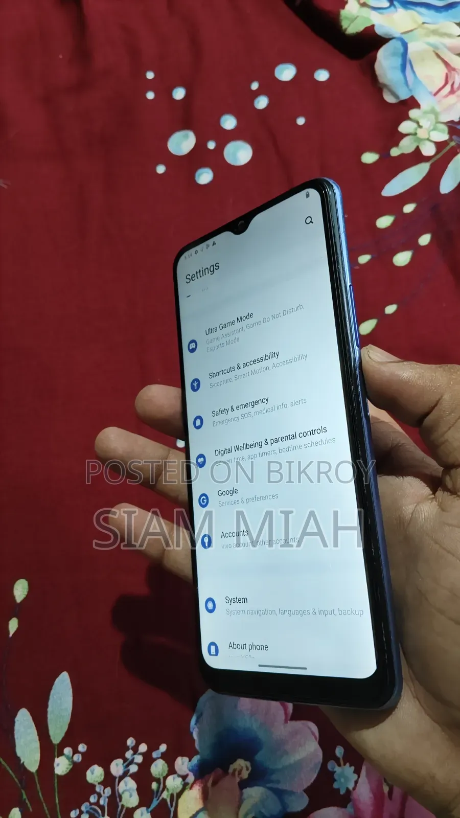 New Vivo Y53s 128 GB Blue