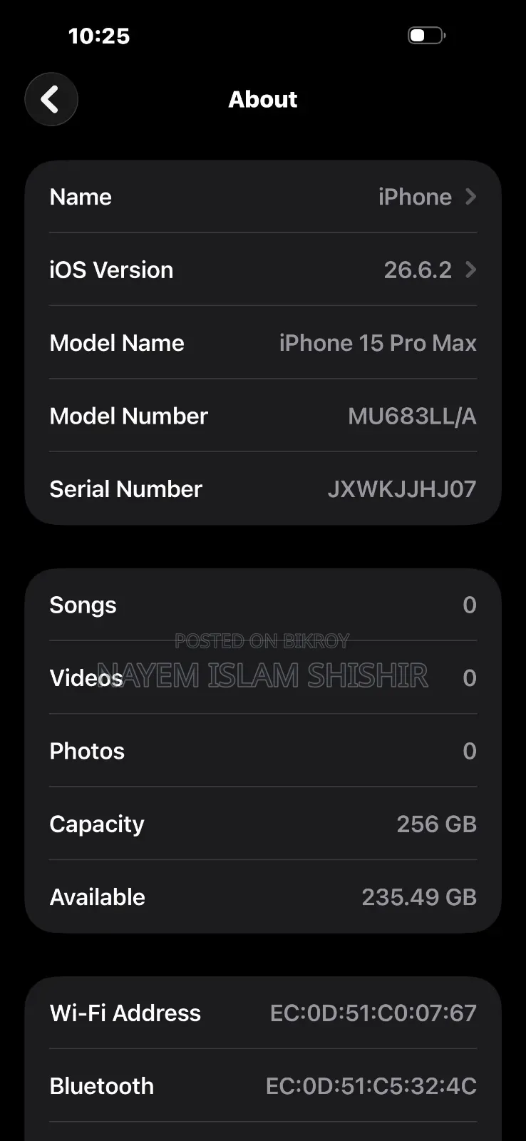 Apple iPhone 15 Pro Max 256 GB