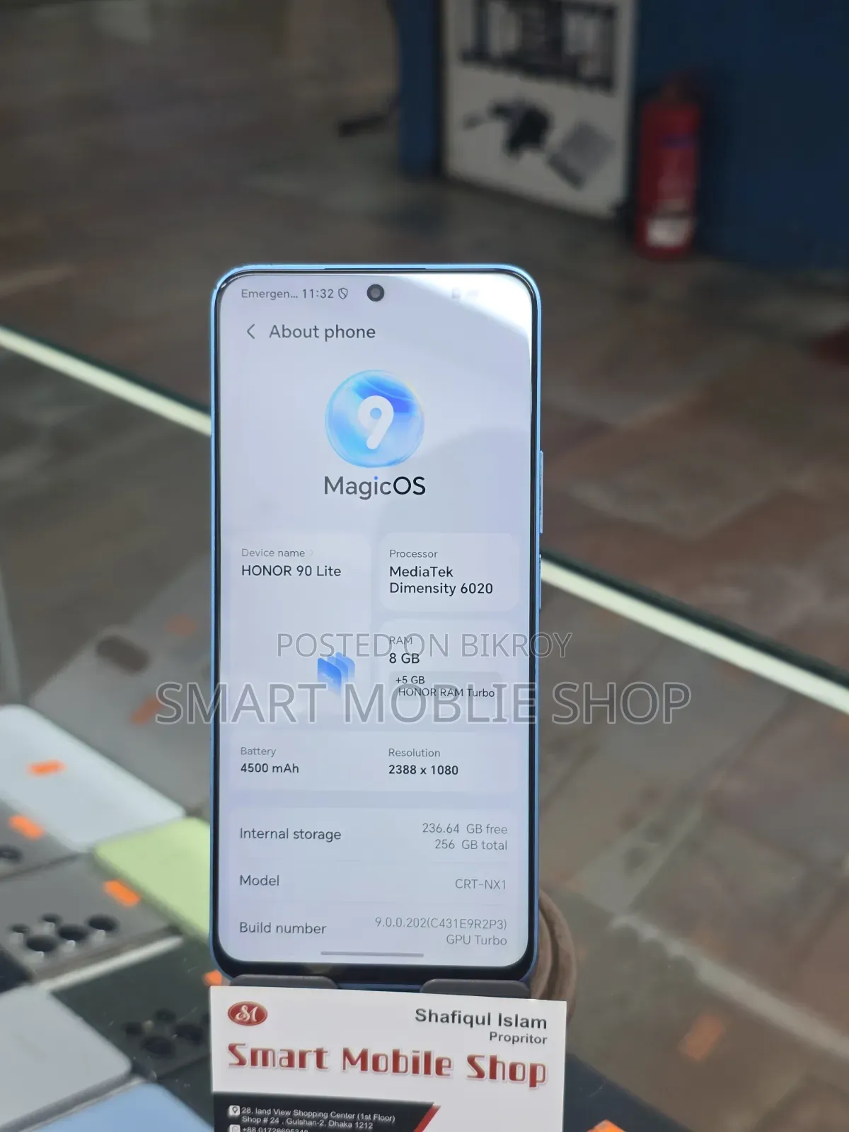 Honor 90 Lite 256 GB Blue