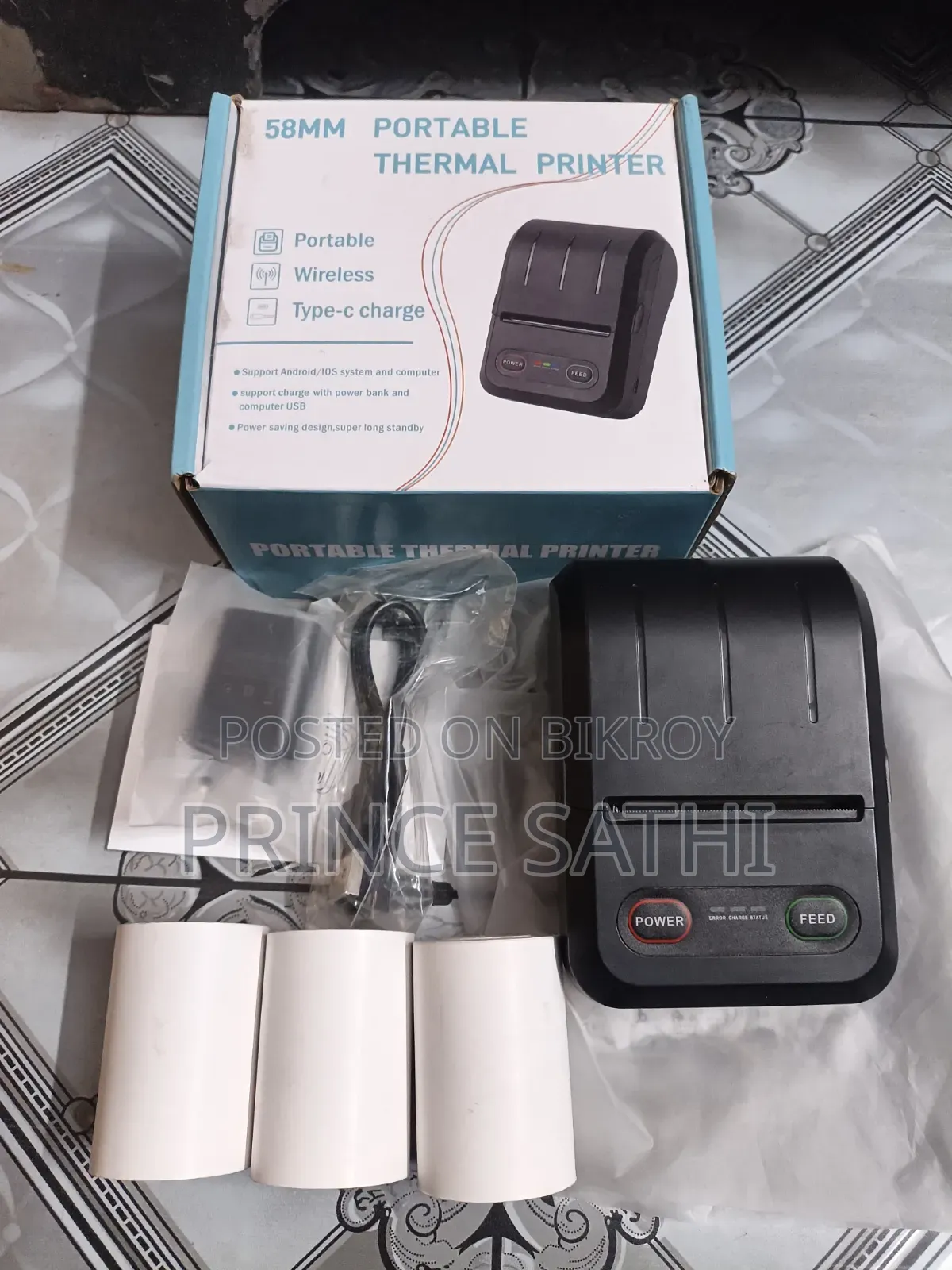 58mm Portable Thermal Printer