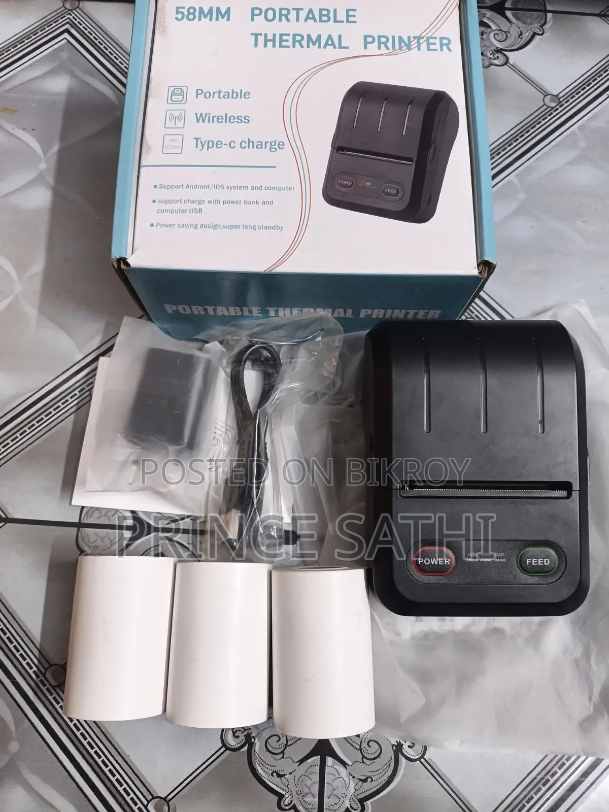 58mm Portable Thermal Printer