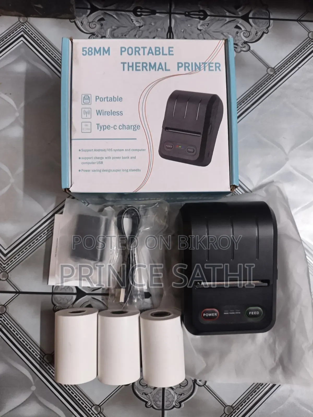 58mm Portable Thermal Printer