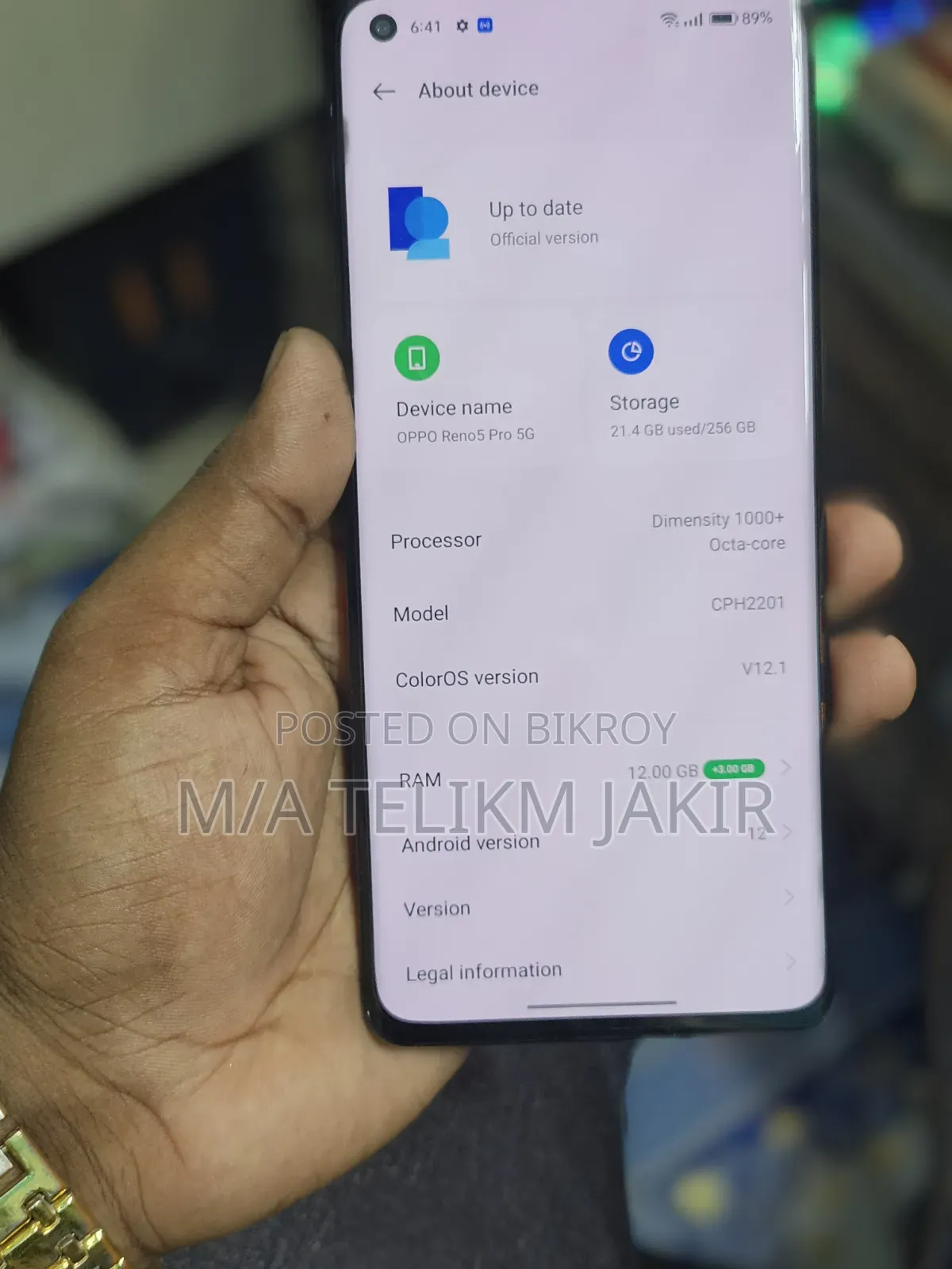 Oppo Reno 256 GB Black