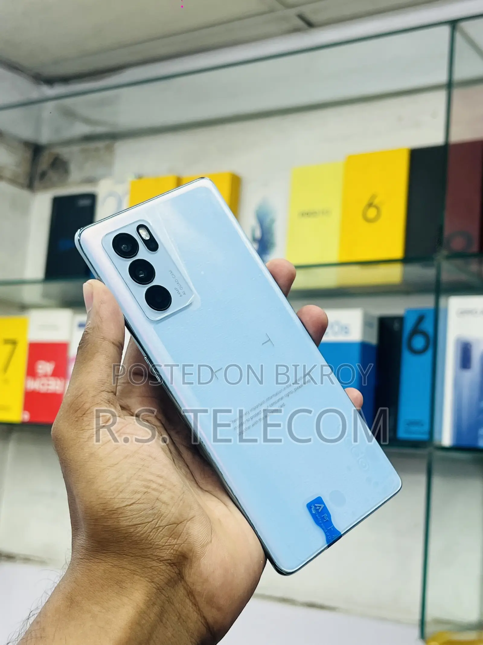 অপ্পো রেনো ৬ প্রো ৫জি ২৫৬ জিবি সিলভার