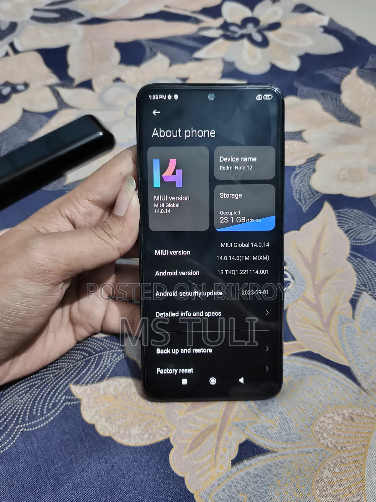 Xiaomi Redmi Note 12 128 GB Red