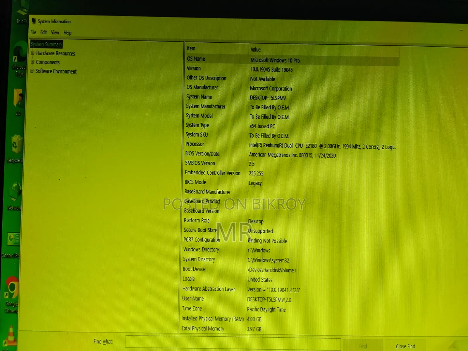 Desktop Computer Gigabyte 4GB Intel Core 2 Duo HDD+SSD 256GB
