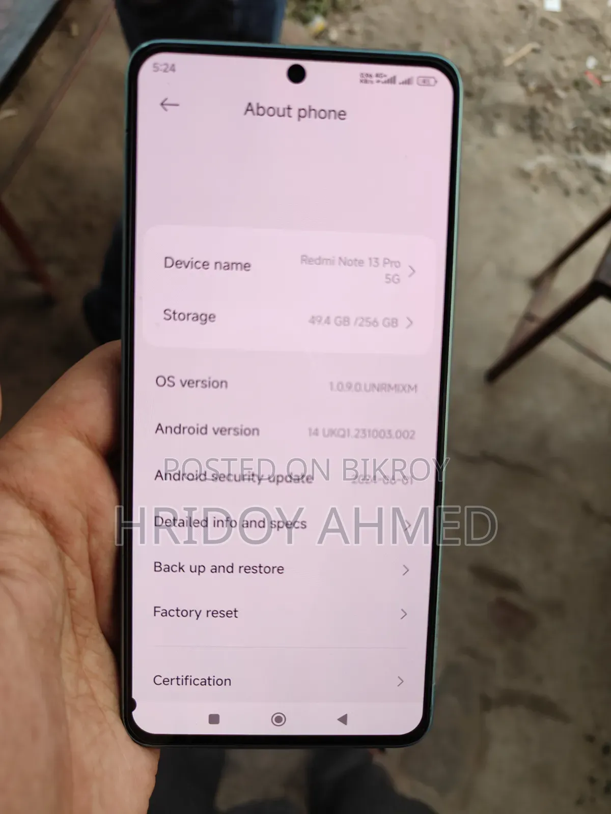 Xiaomi Redmi Note 13 Pro 5G 256 GB