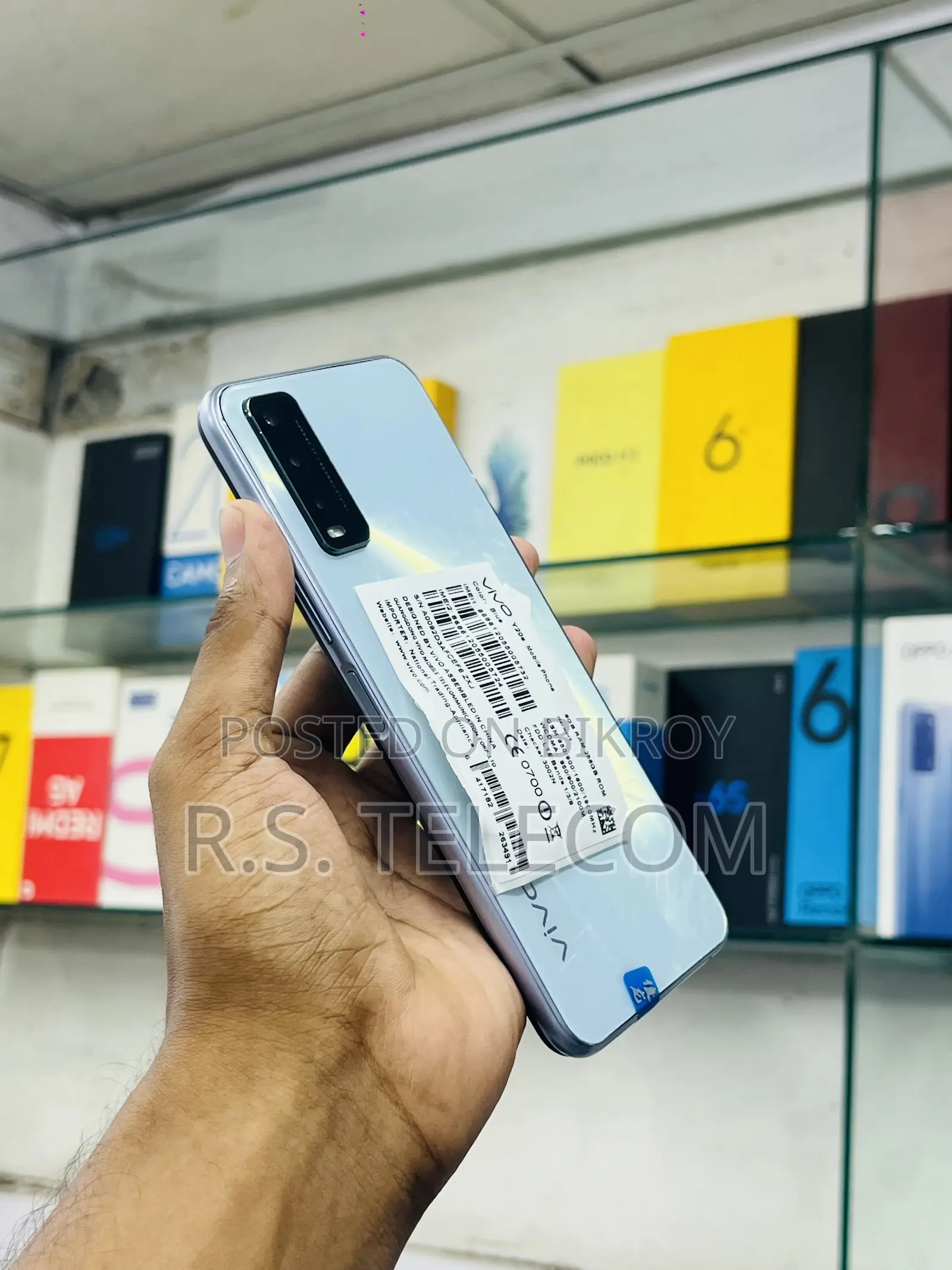 New Vivo Y20S 128 GB Silver