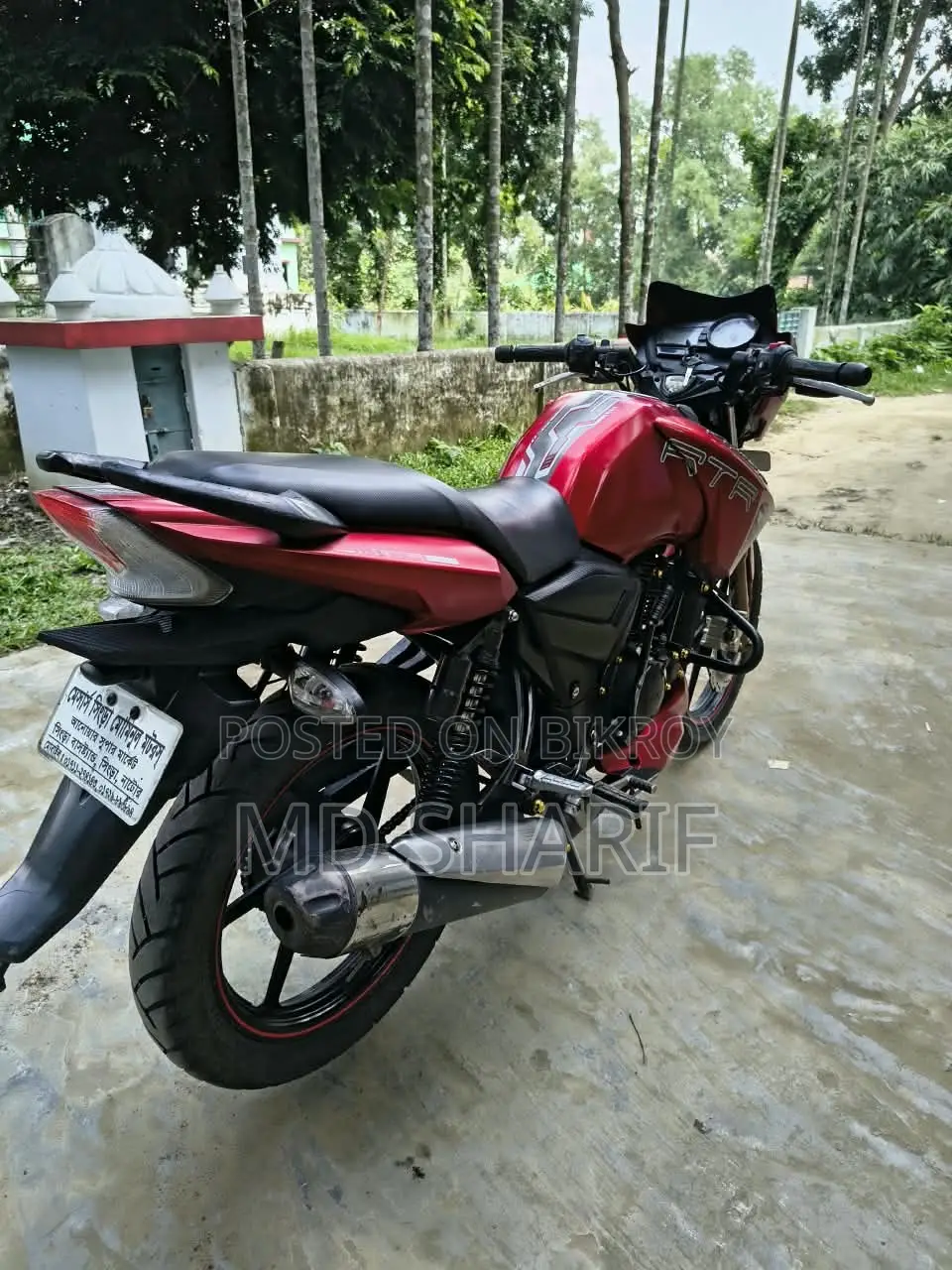 TVS Apache RTR 160 2V 2020 Red