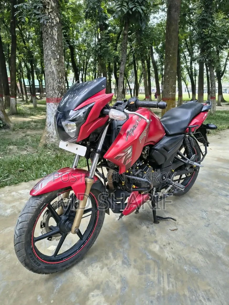 TVS Apache RTR 160 2V 2020 Red