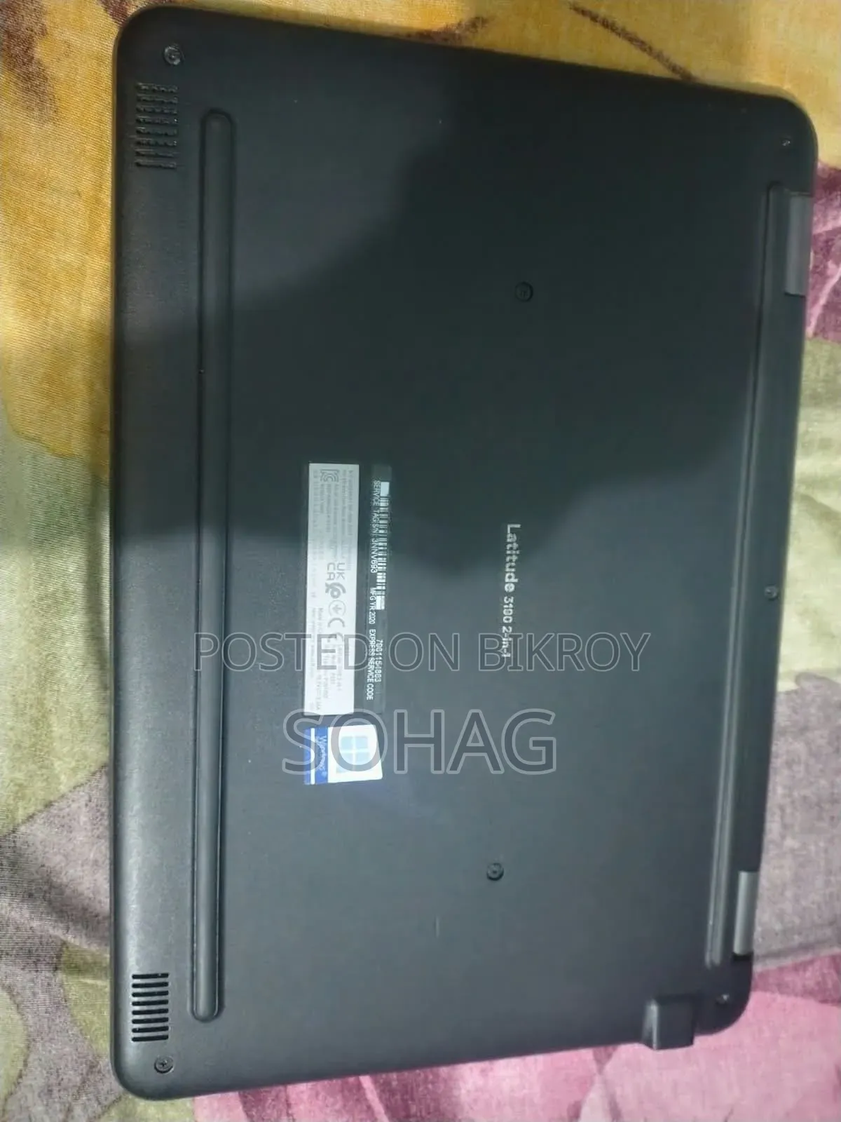 ল্যাপটপ ডেল ল্যাটিটিউড ৩১৯০ ৮জিবি ইন্টেল পেন্টিয়াম এসএসডি ১২৮জিবি