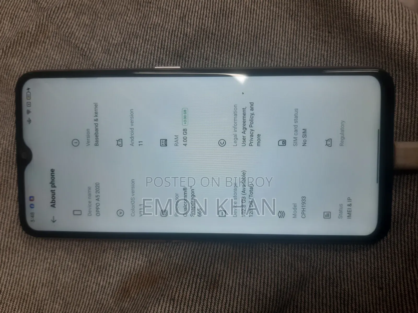 Oppo A5 128 GB Blue