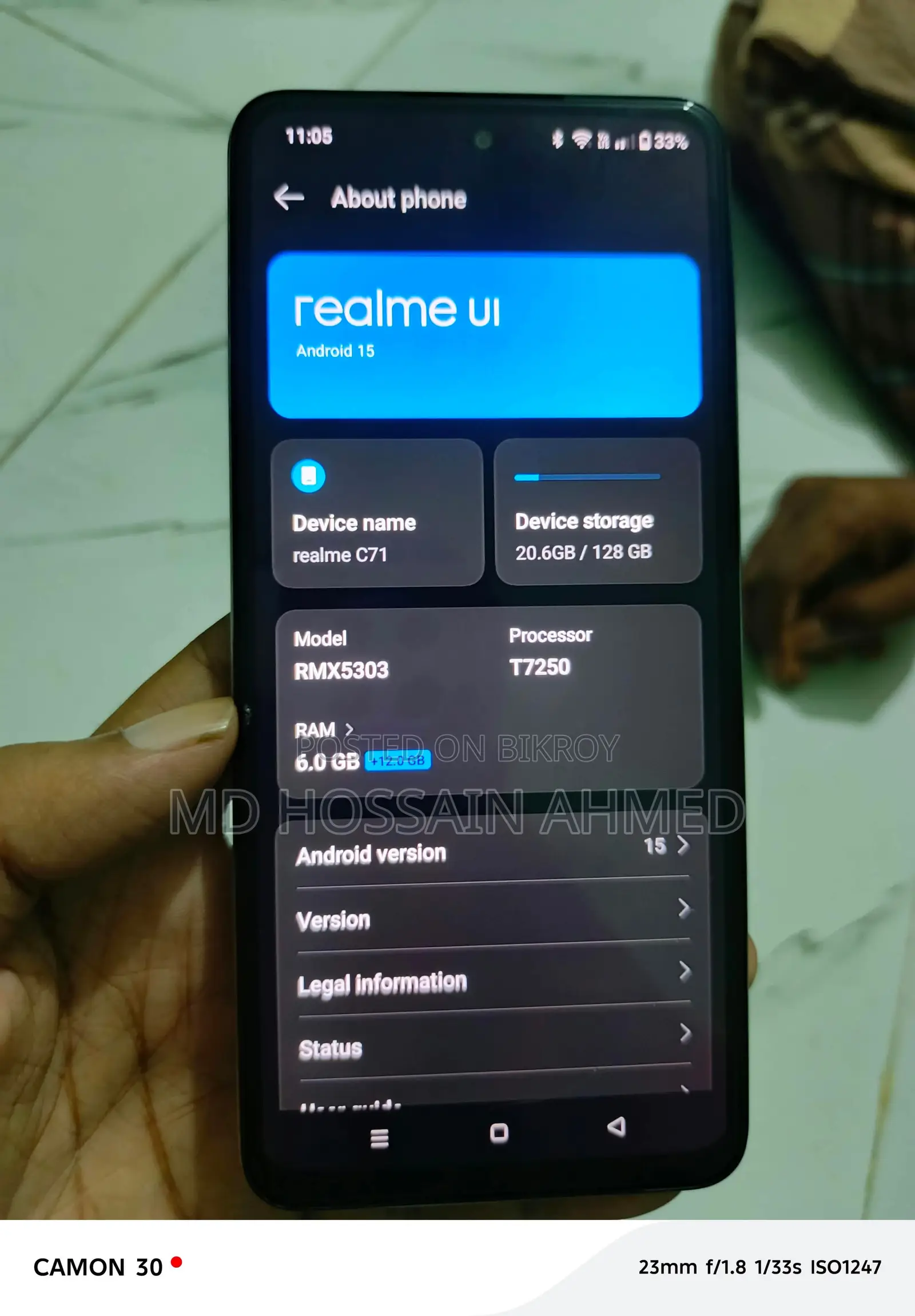 Realme C71 128 GB White