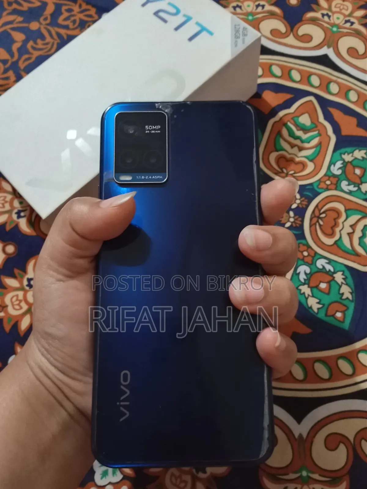 Vivo Y21t 128 GB Blue