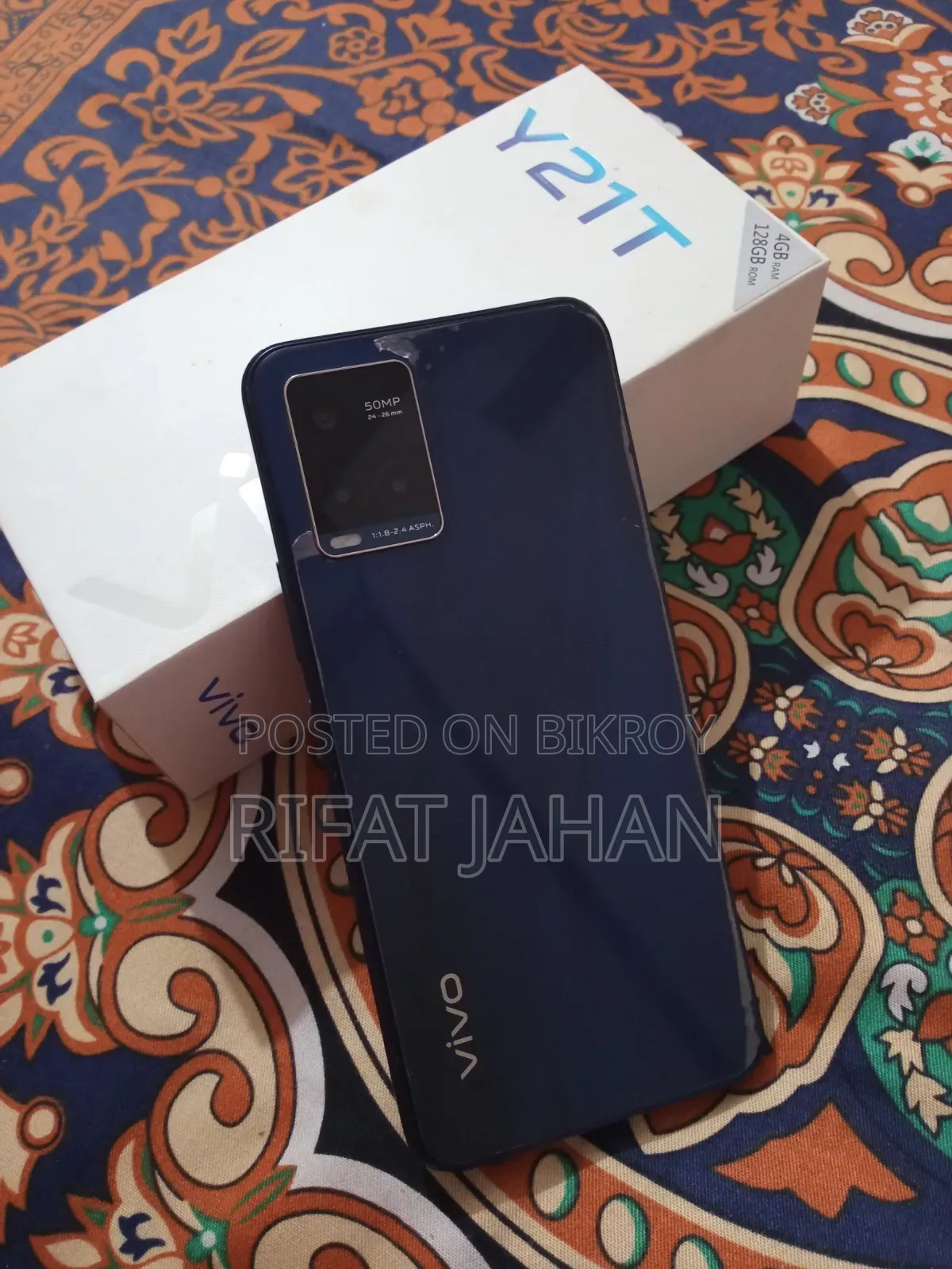 Vivo Y21t 128 GB Blue